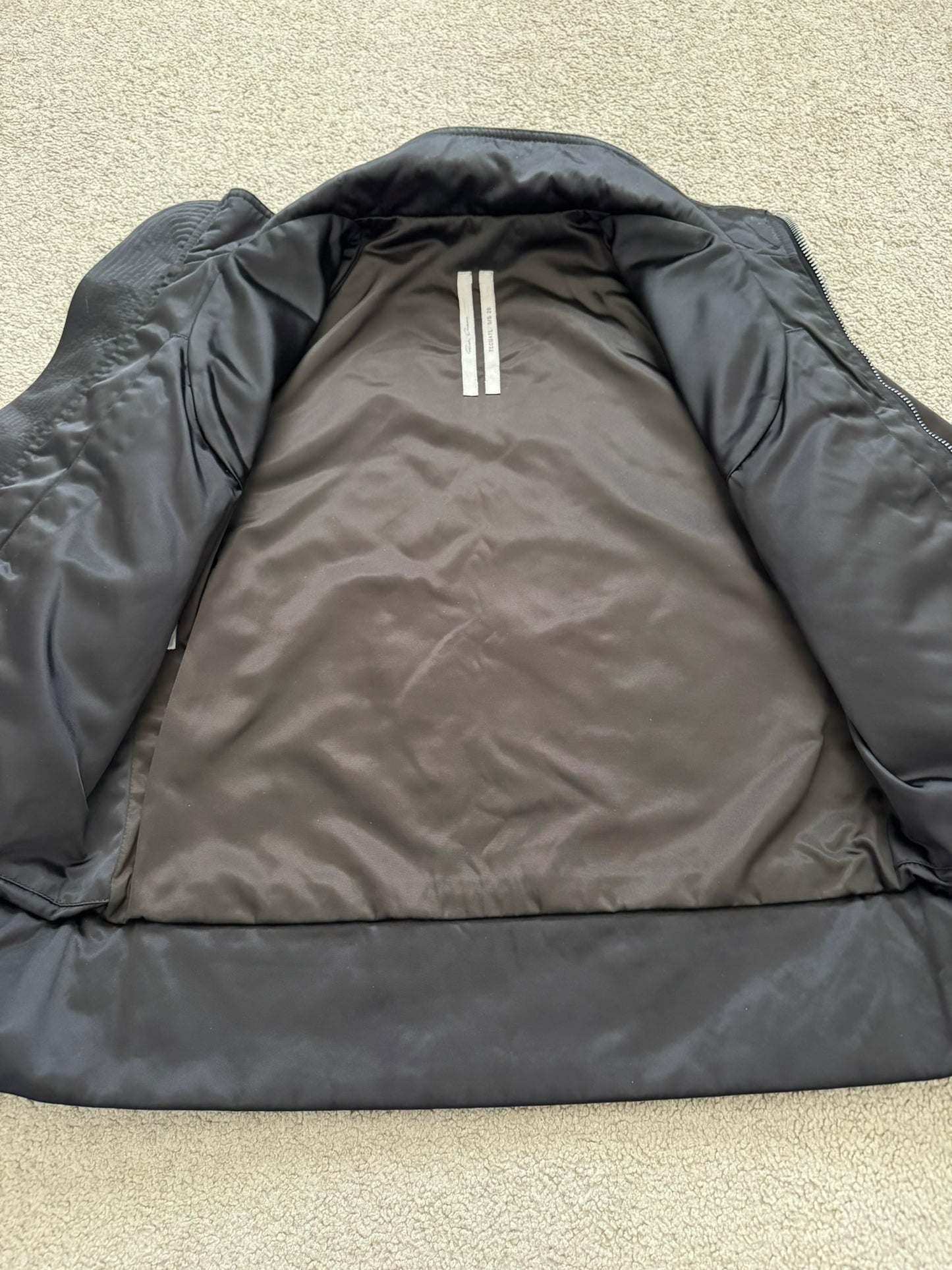 SS20 Rick Owens Mainline Tecuatl Stag Hybrid Leather Jacket