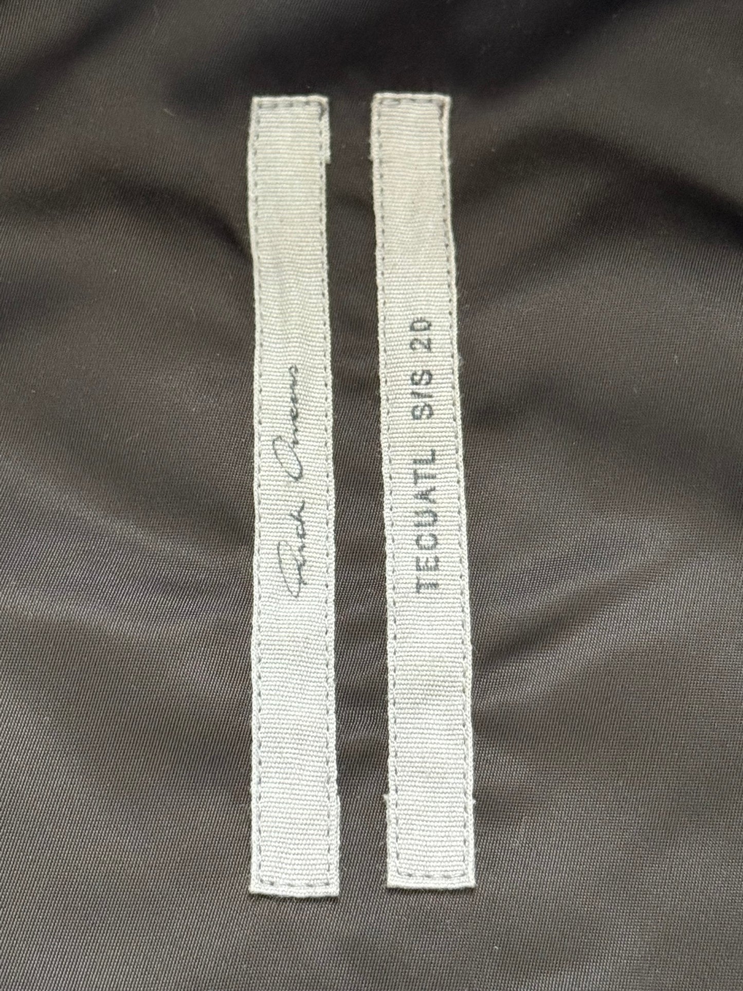 SS20 Rick Owens Mainline Tecuatl Stag Hybrid Leather Jacket