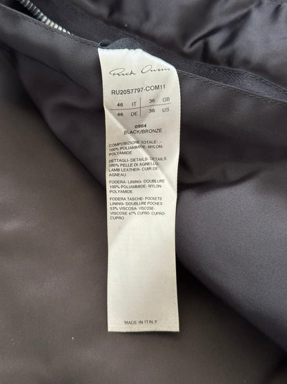 SS20 Rick Owens Mainline Tecuatl Stag Hybrid Leather Jacket