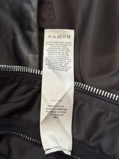 SS20 Rick Owens Mainline Tecuatl Stag Hybrid Leather Jacket