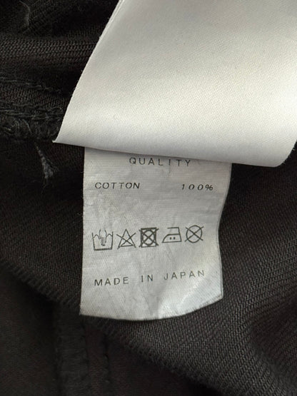 SS19 Julius x I.T. Black Waxed Boxy Cropped Denim Jacket