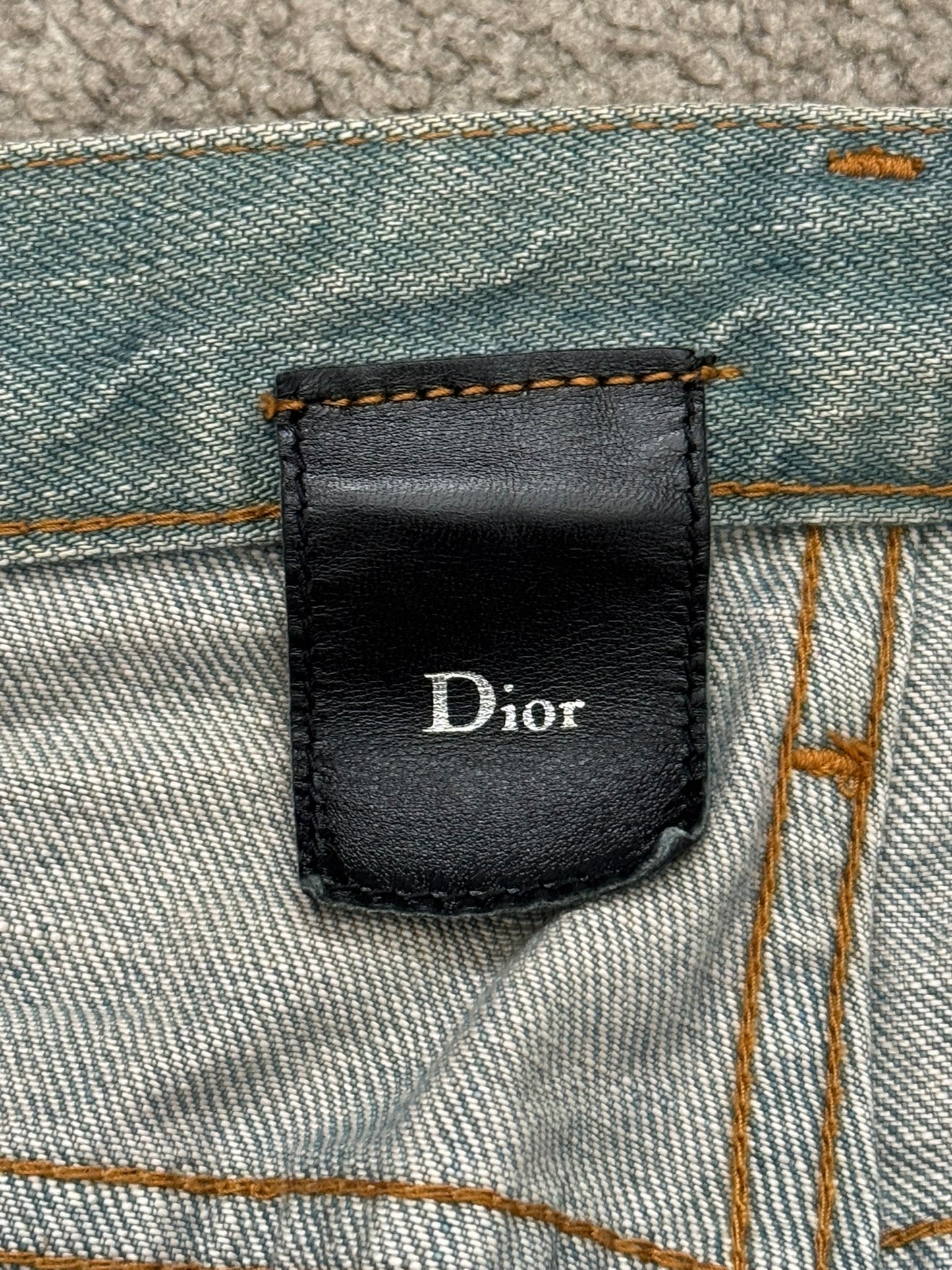 SS04 Dior Homme by Hedi Slimane “Bleu Claire” Washed Denim Jeans