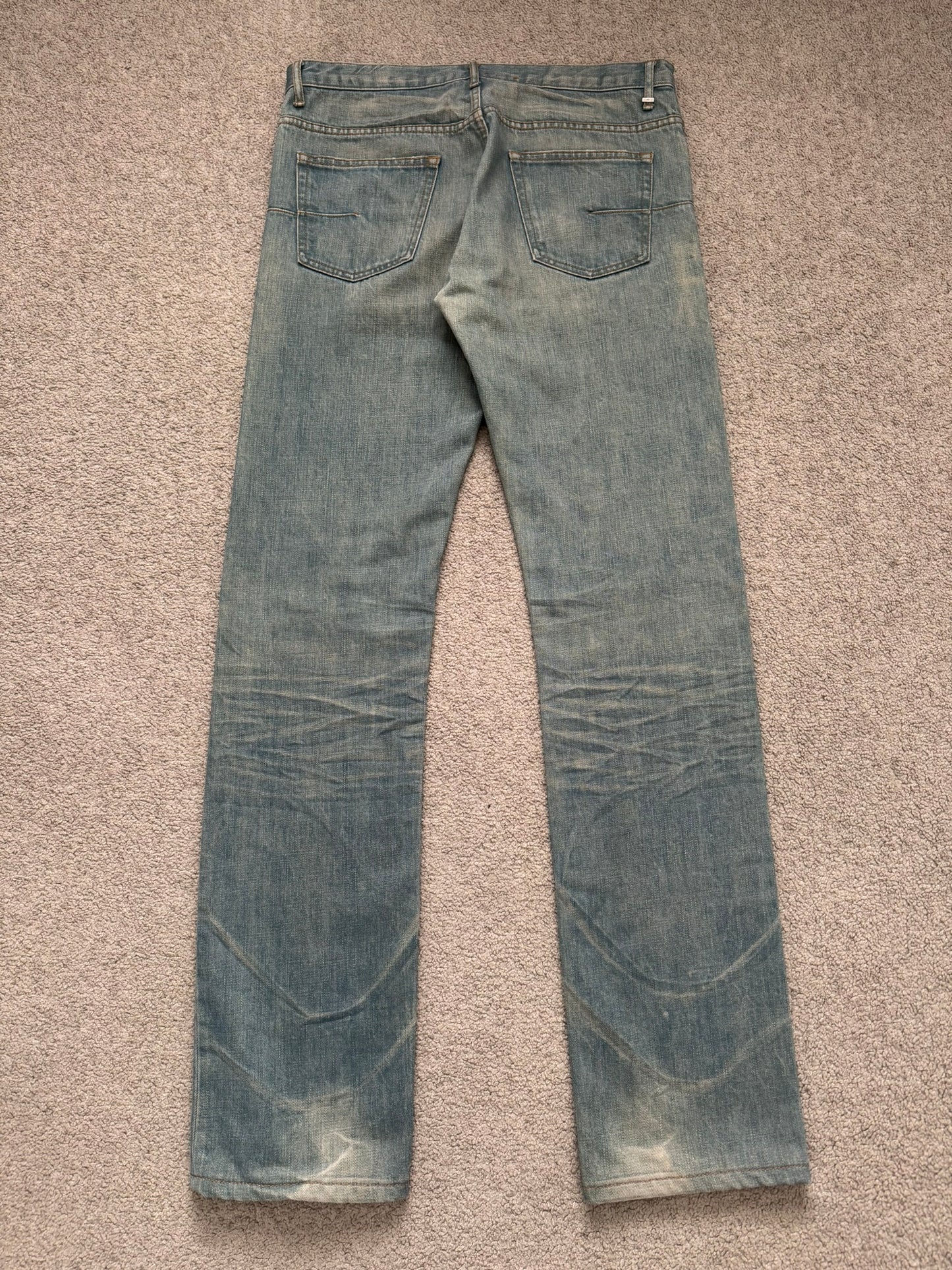 SS04 Dior Homme by Hedi Slimane “Bleu Claire” Washed Denim Jeans