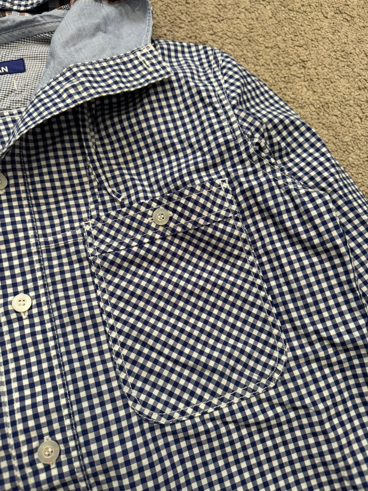 SS13 Junya Watanabe MAN Checkered Hooded Shirt Parka Jacket