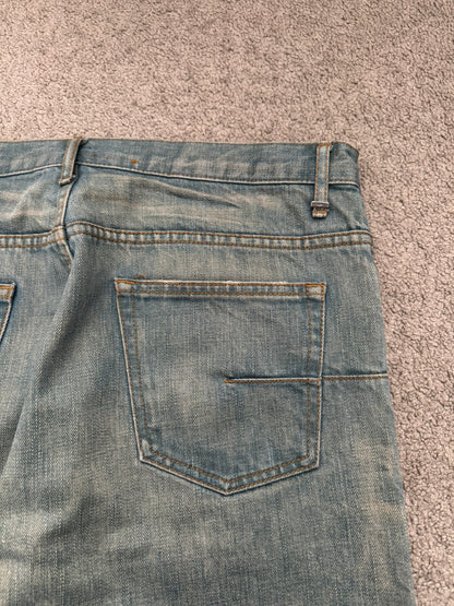 SS04 Dior Homme by Hedi Slimane “Bleu Claire” Washed Denim Jeans