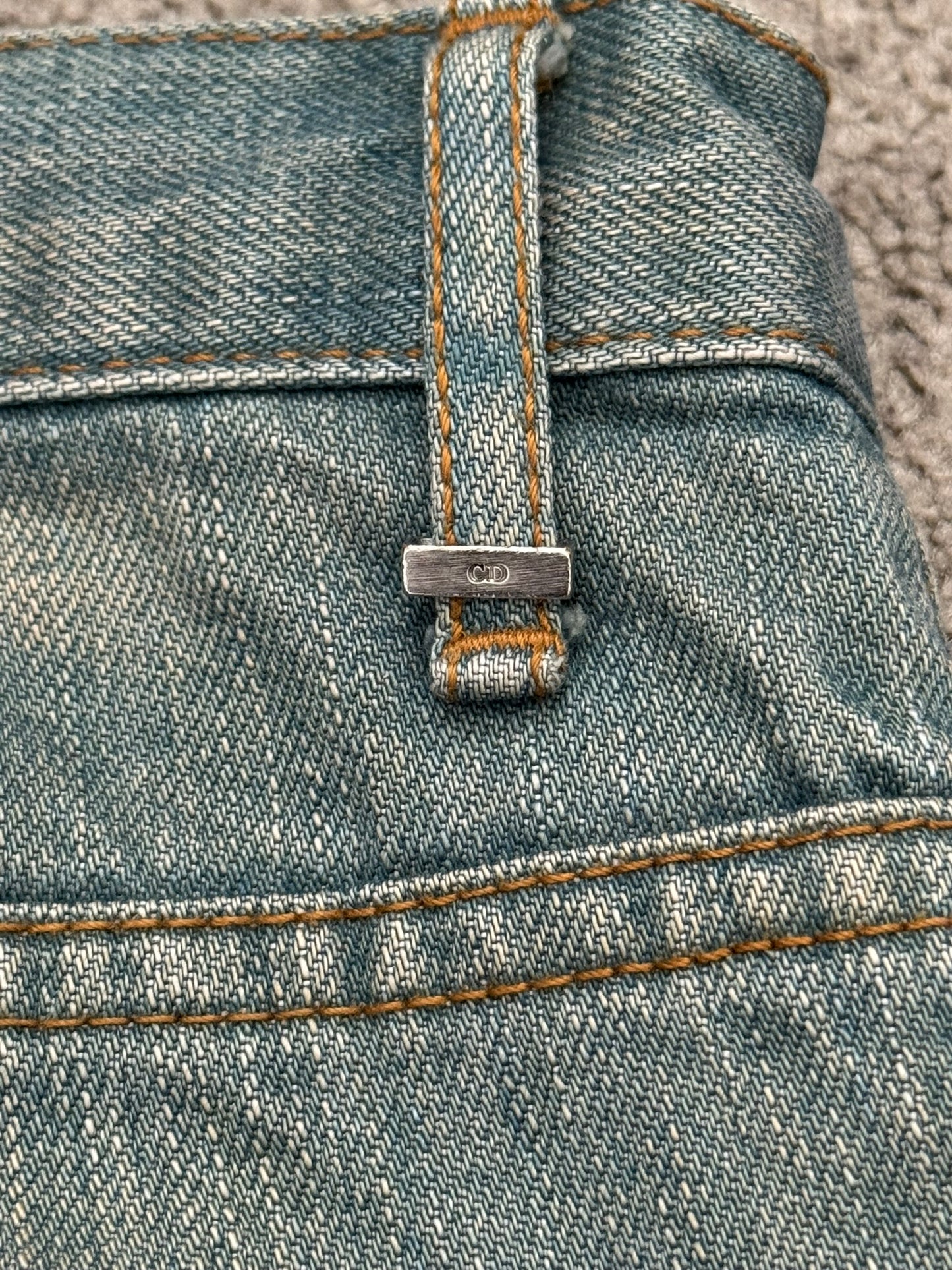 SS04 Dior Homme by Hedi Slimane “Bleu Claire” Washed Denim Jeans