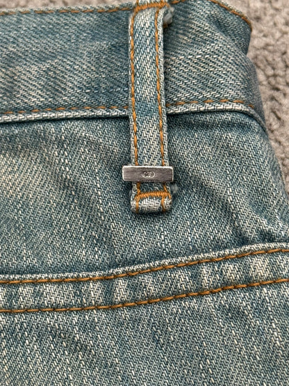 SS04 Dior Homme by Hedi Slimane “Bleu Claire” Washed Denim Jeans