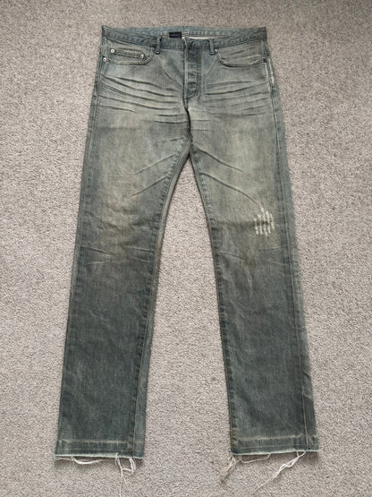 SS04 Dior Homme by Hedi Slimane “Dirty Bleu Claire” Denim Jeans