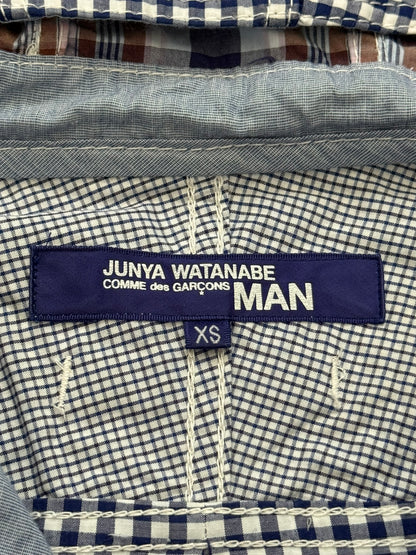 SS13 Junya Watanabe MAN Checkered Hooded Shirt Parka Jacket