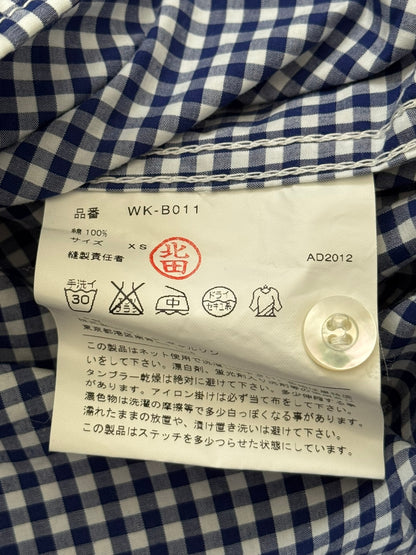SS13 Junya Watanabe MAN Checkered Hooded Shirt Parka Jacket