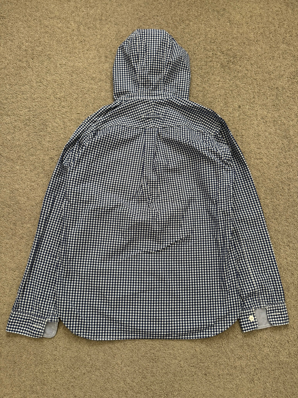 SS13 Junya Watanabe MAN Checkered Hooded Shirt Parka Jacket