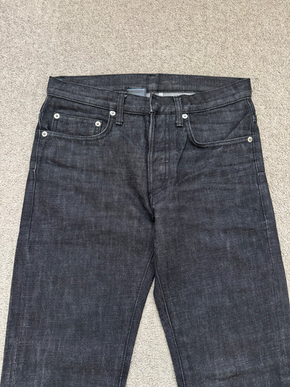 AW08 Dior Homme MIJ Black Raw Denim Jeans