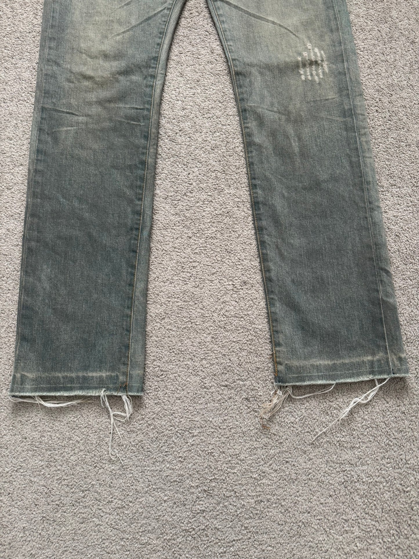 SS04 Dior Homme by Hedi Slimane “Dirty Bleu Claire” Denim Jeans