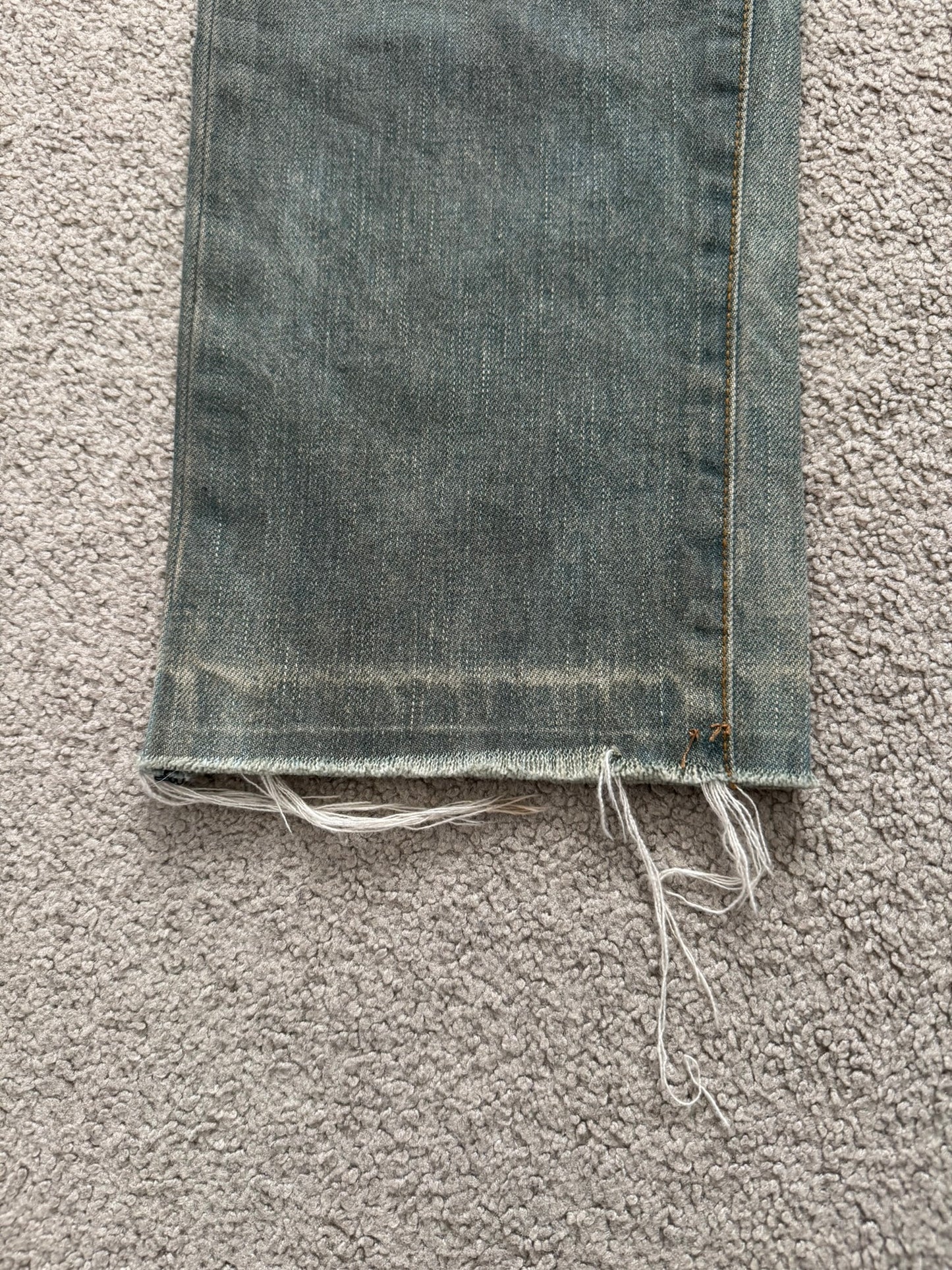 SS04 Dior Homme by Hedi Slimane “Dirty Bleu Claire” Denim Jeans