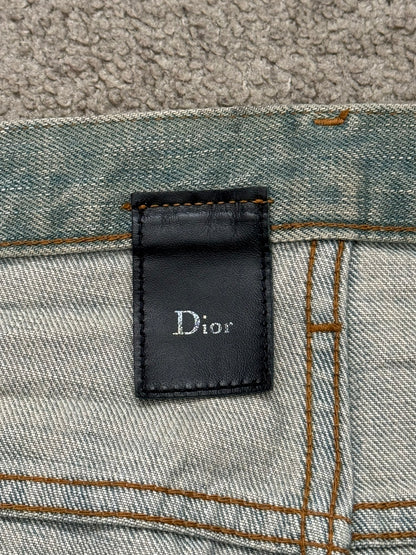 SS04 Dior Homme by Hedi Slimane “Dirty Bleu Claire” Denim Jeans