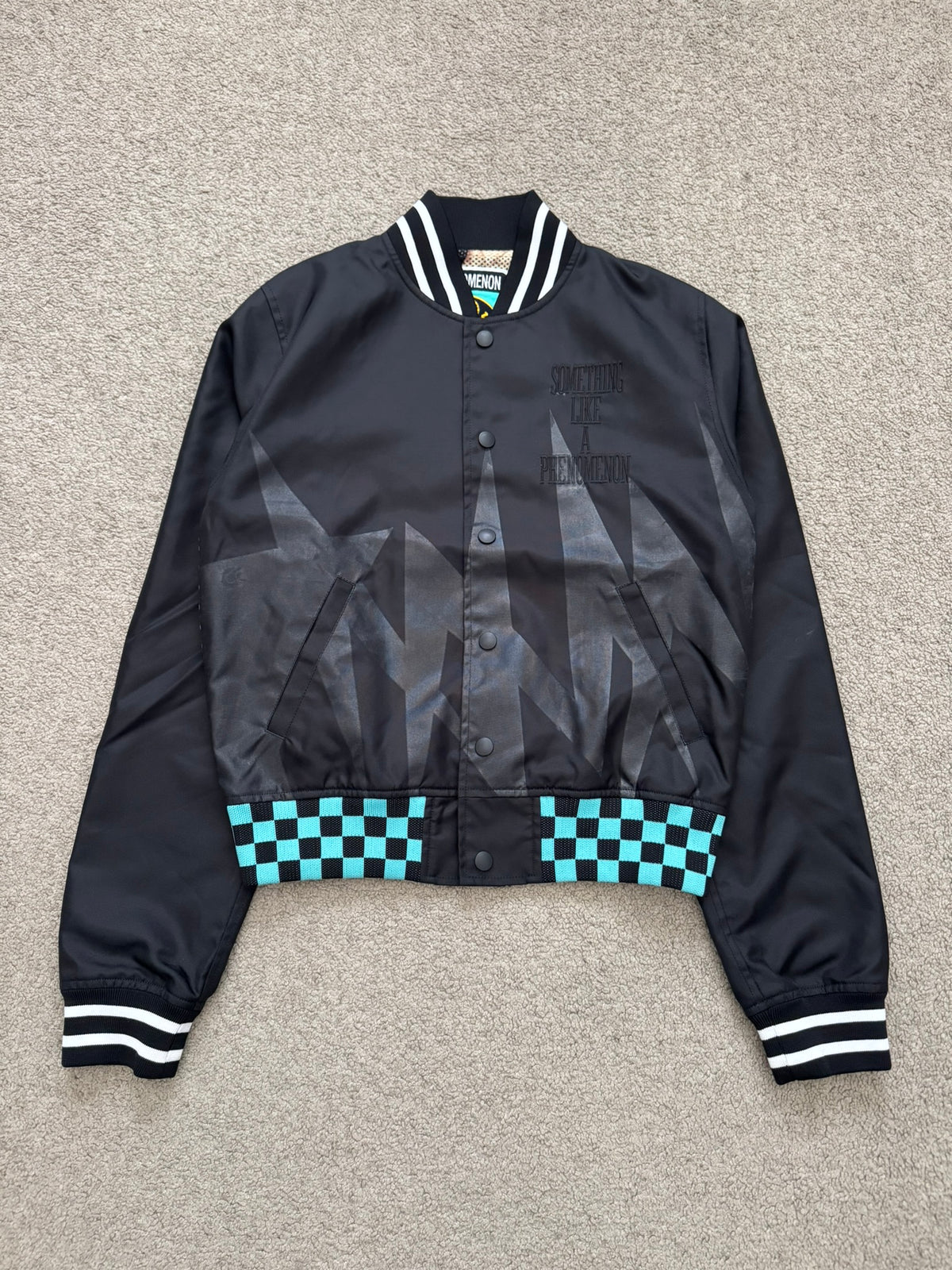 Phenomenon "Something Like A" Printed Varsity Jacket