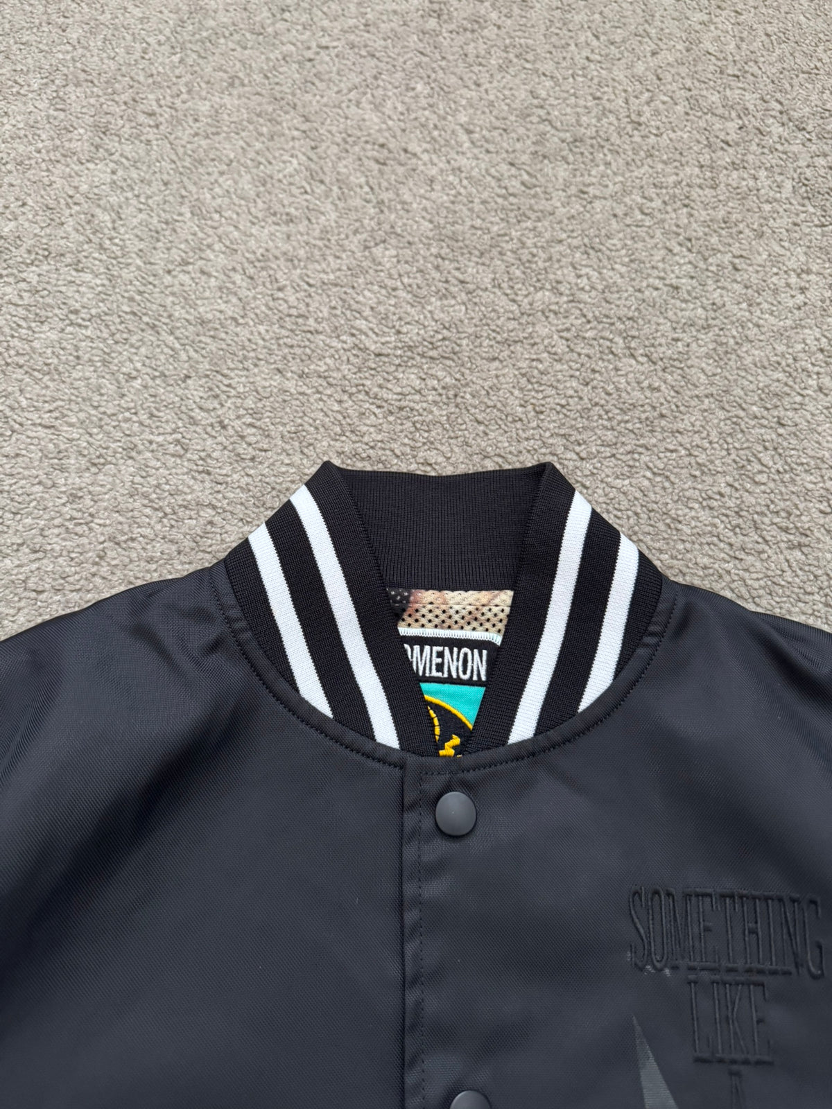 Phenomenon "Something Like A" Printed Varsity Jacket
