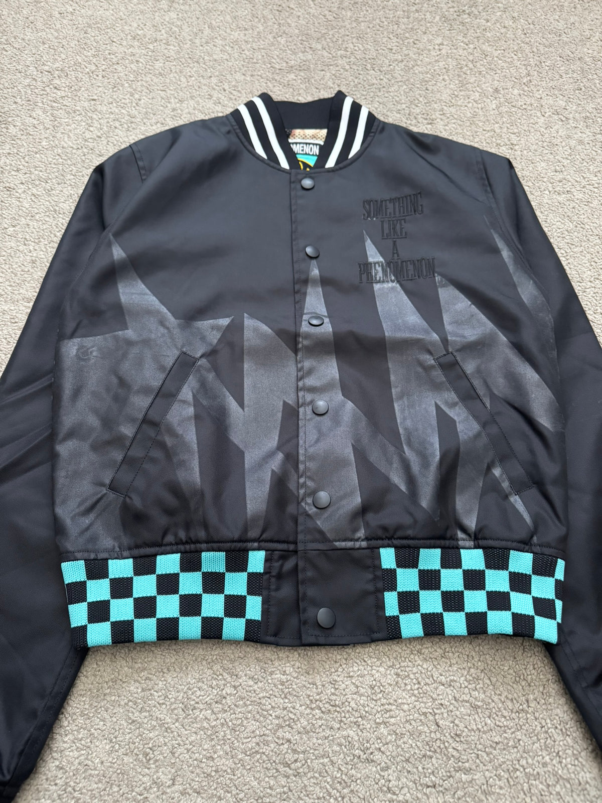 Phenomenon "Something Like A" Printed Varsity Jacket