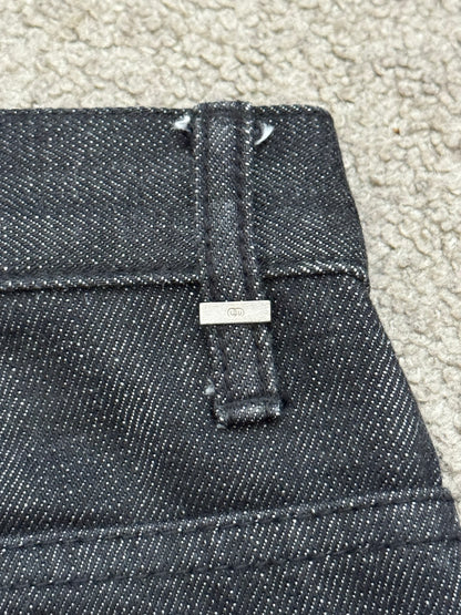 AW08 Dior Homme MIJ Black Raw Denim Jeans