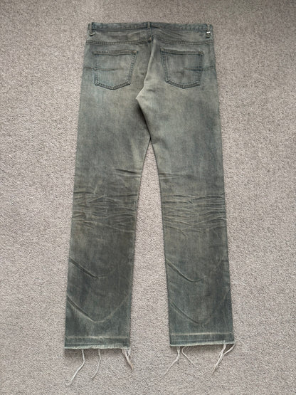SS04 Dior Homme by Hedi Slimane “Dirty Bleu Claire” Denim Jeans