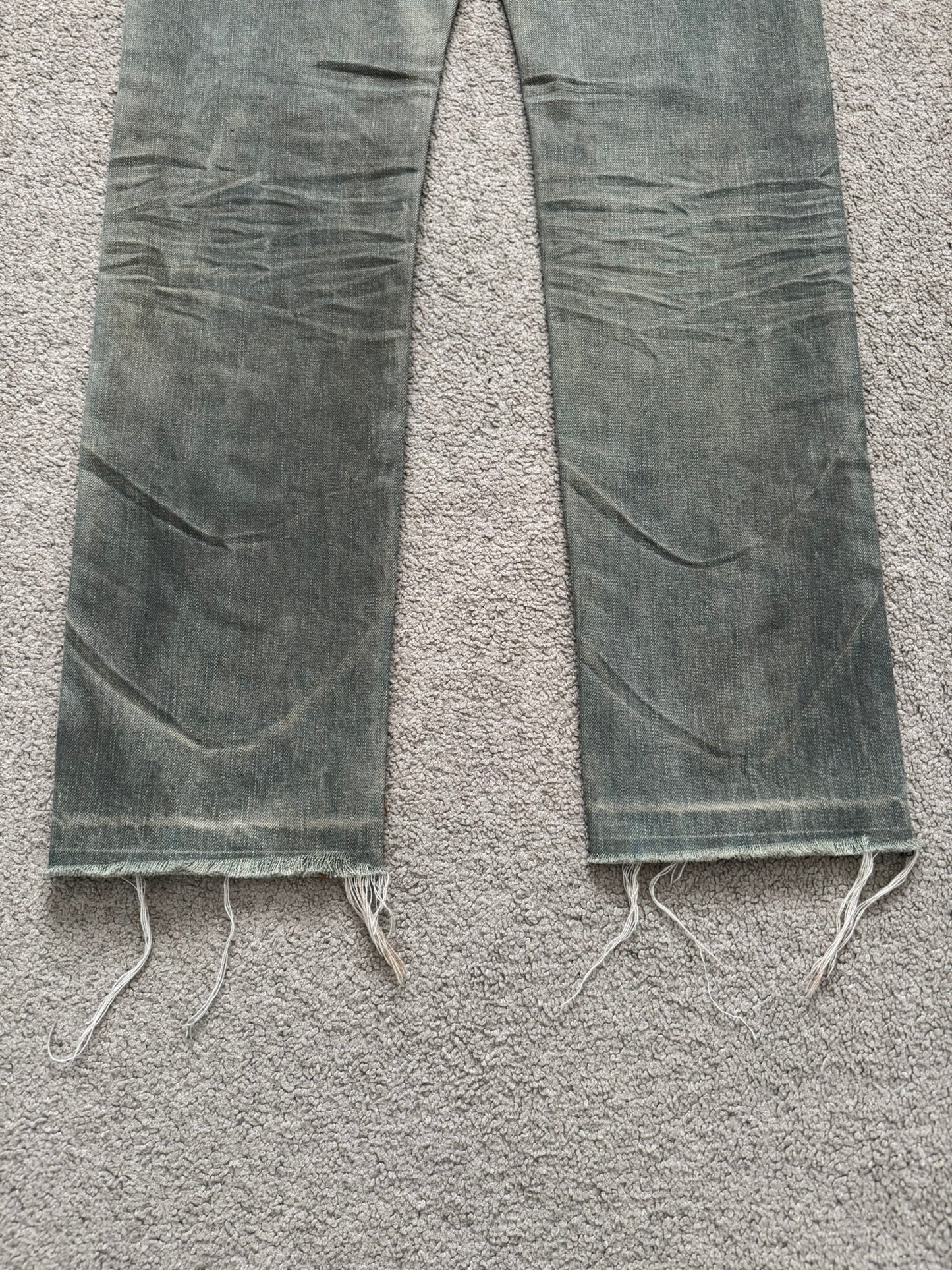 SS04 Dior Homme by Hedi Slimane “Dirty Bleu Claire” Denim Jeans
