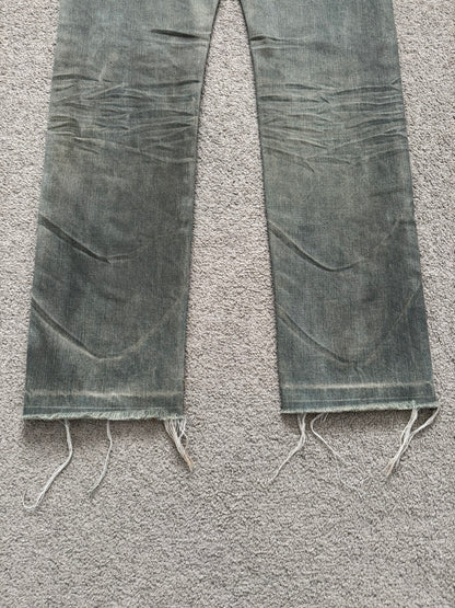 SS04 Dior Homme by Hedi Slimane “Dirty Bleu Claire” Denim Jeans