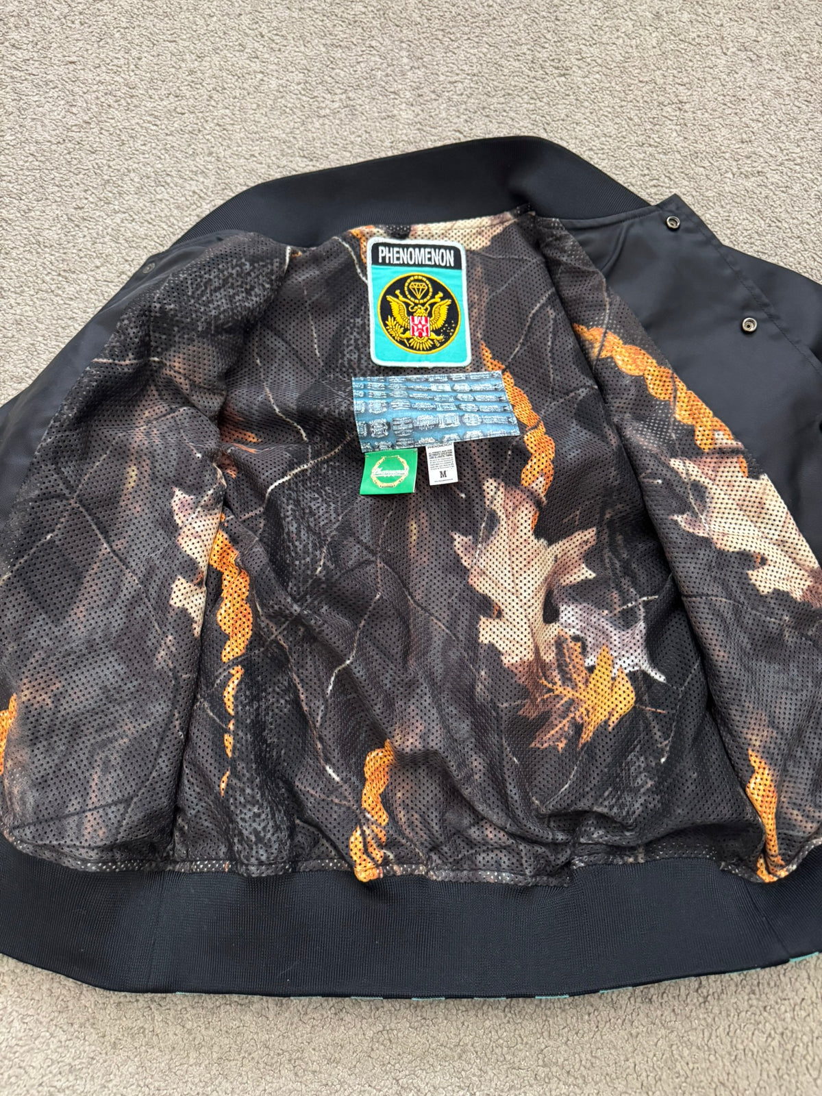 Phenomenon "Something Like A" Printed Varsity Jacket