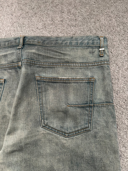 SS04 Dior Homme by Hedi Slimane “Dirty Bleu Claire” Denim Jeans