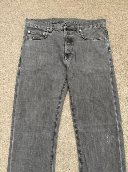 Dior Homme by Hedi Slimane MIJ Grey Clawmark Denim Jeans