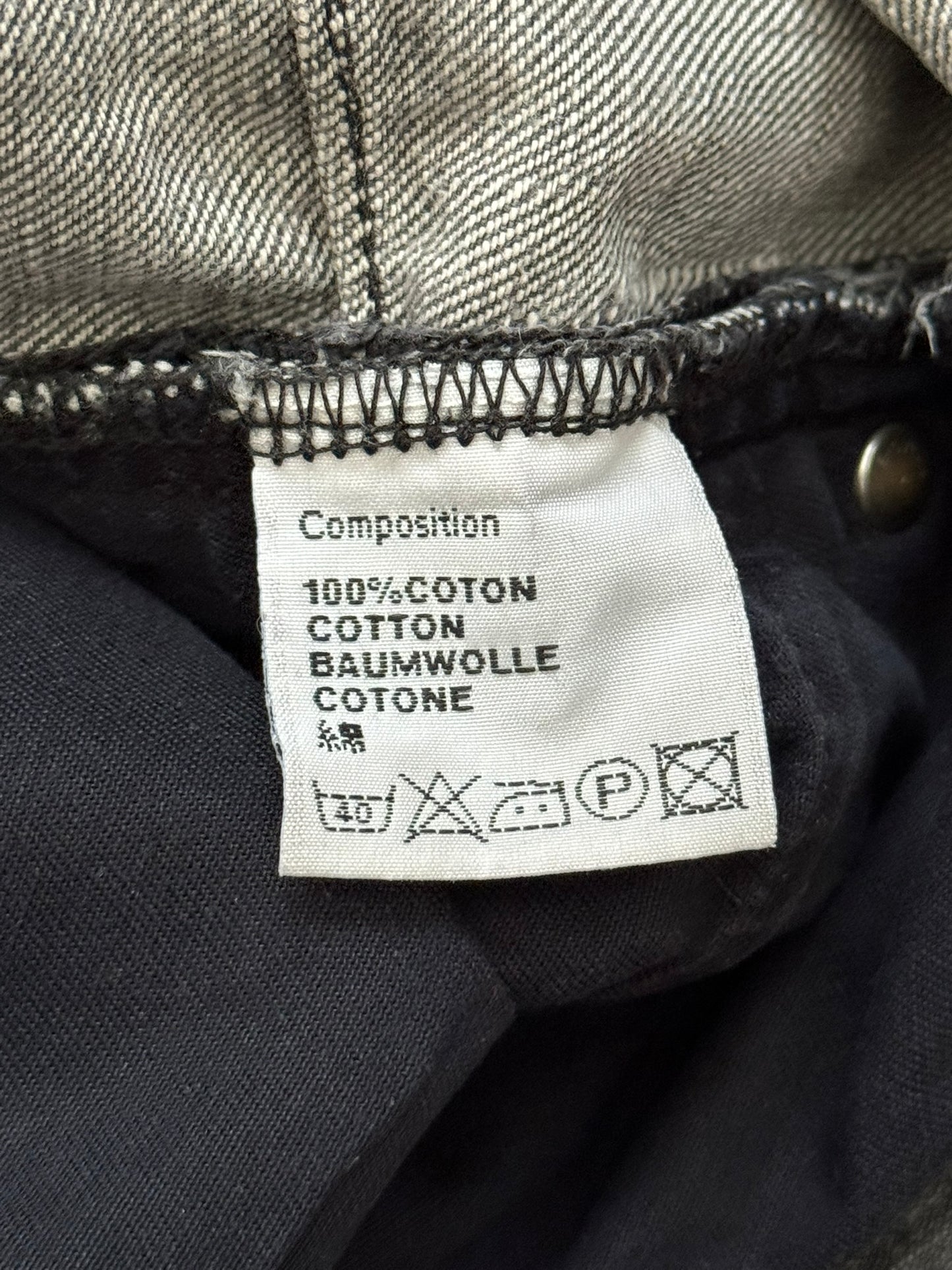 Dior Homme by Hedi Slimane MIJ Grey Clawmark Denim Jeans