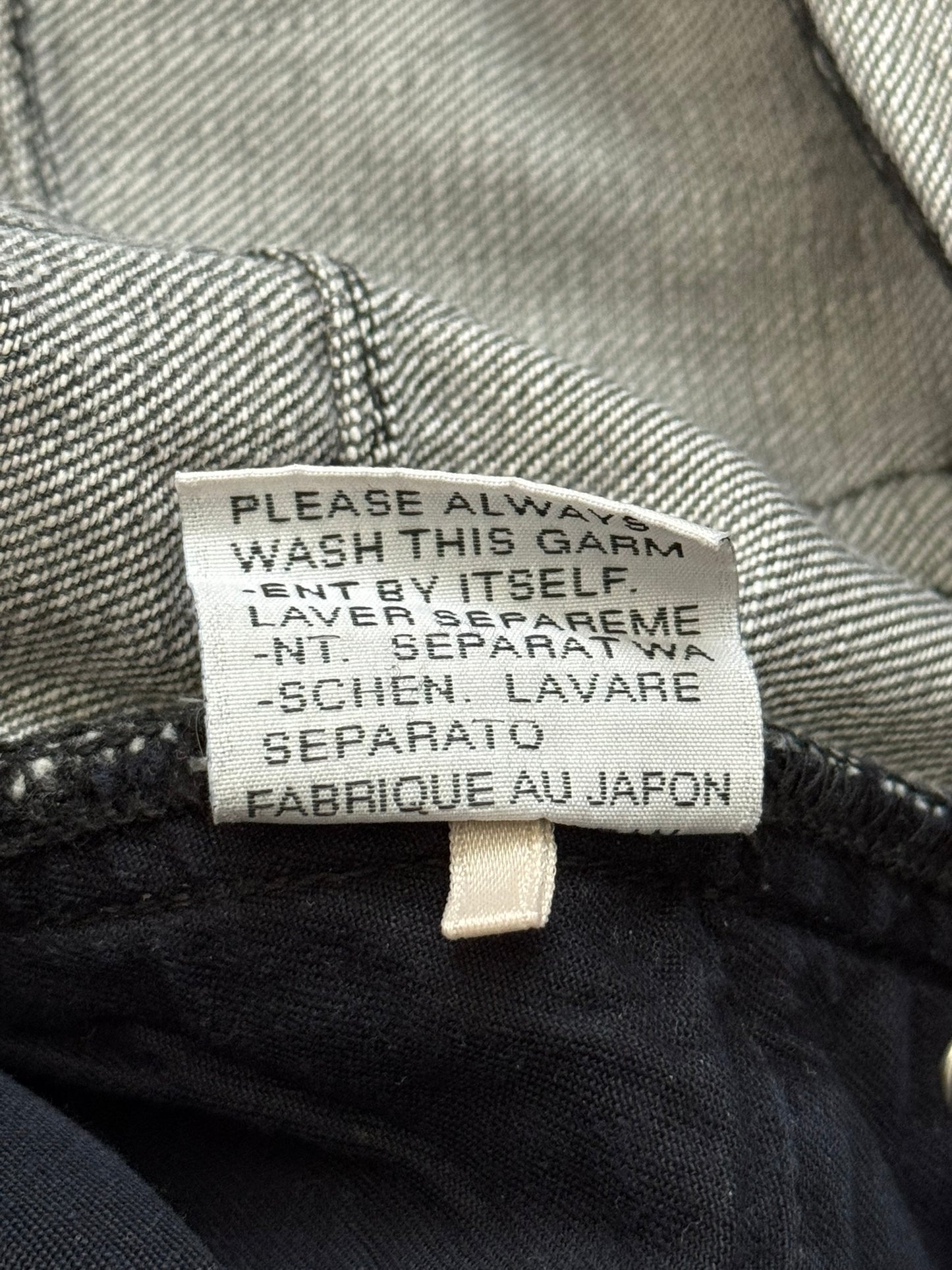 Dior Homme by Hedi Slimane MIJ Grey Clawmark Denim Jeans