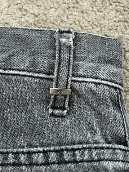 Dior Homme by Hedi Slimane MIJ Grey Clawmark Denim Jeans