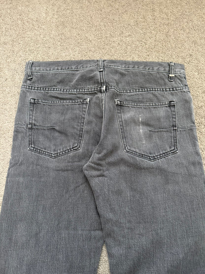 Dior Homme by Hedi Slimane MIJ Grey Clawmark Denim Jeans