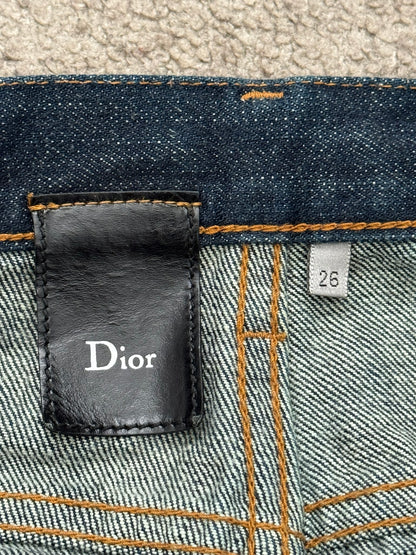 SS08 Dior Homme by Kris Van Assche MIJ Blue Indigo Raw Denim Jeans