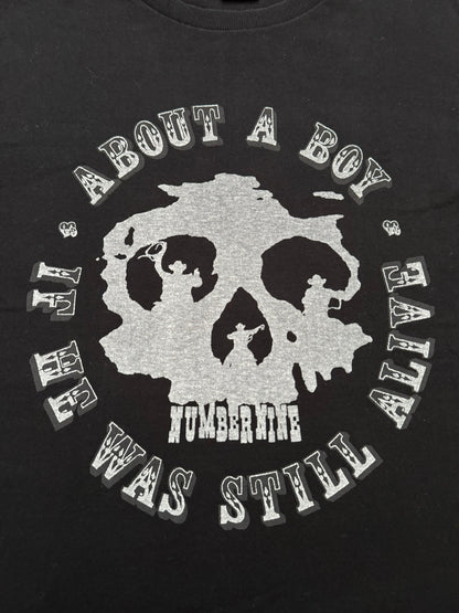 SS07 Number (N)ine "About A Boy" Skull Graphic T Shirt