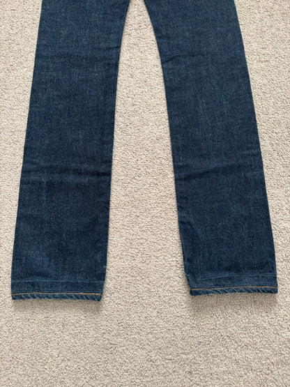 SS08 Dior Homme by Kris Van Assche MIJ Blue Indigo Raw Denim Jeans