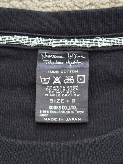 SS07 Number (N)ine "About A Boy" Skull Graphic T Shirt