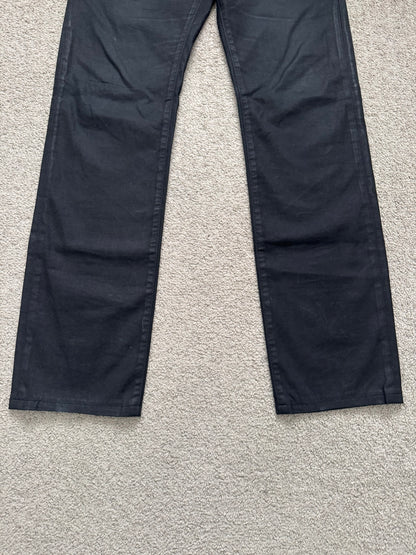 AW08 Dior Homme by Kris Van Assche Heavy Waxed Denim Jeans