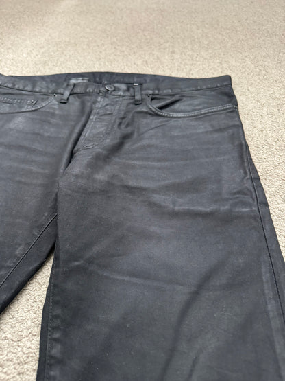 AW08 Dior Homme by Kris Van Assche Heavy Waxed Denim Jeans