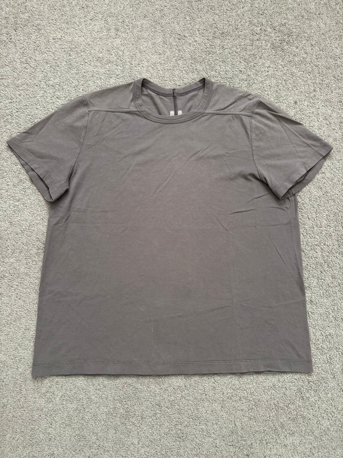 SS24 Rick Owens Mainline "Lido" Dust Cropped Level T Shirt