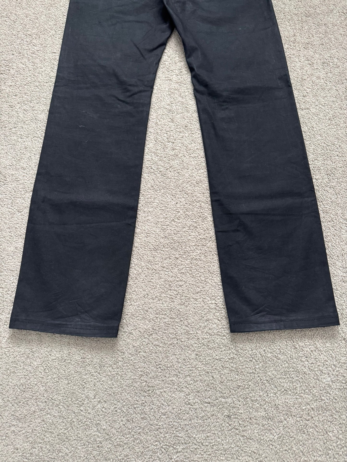 AW08 Dior Homme by Kris Van Assche Heavy Waxed Denim Jeans
