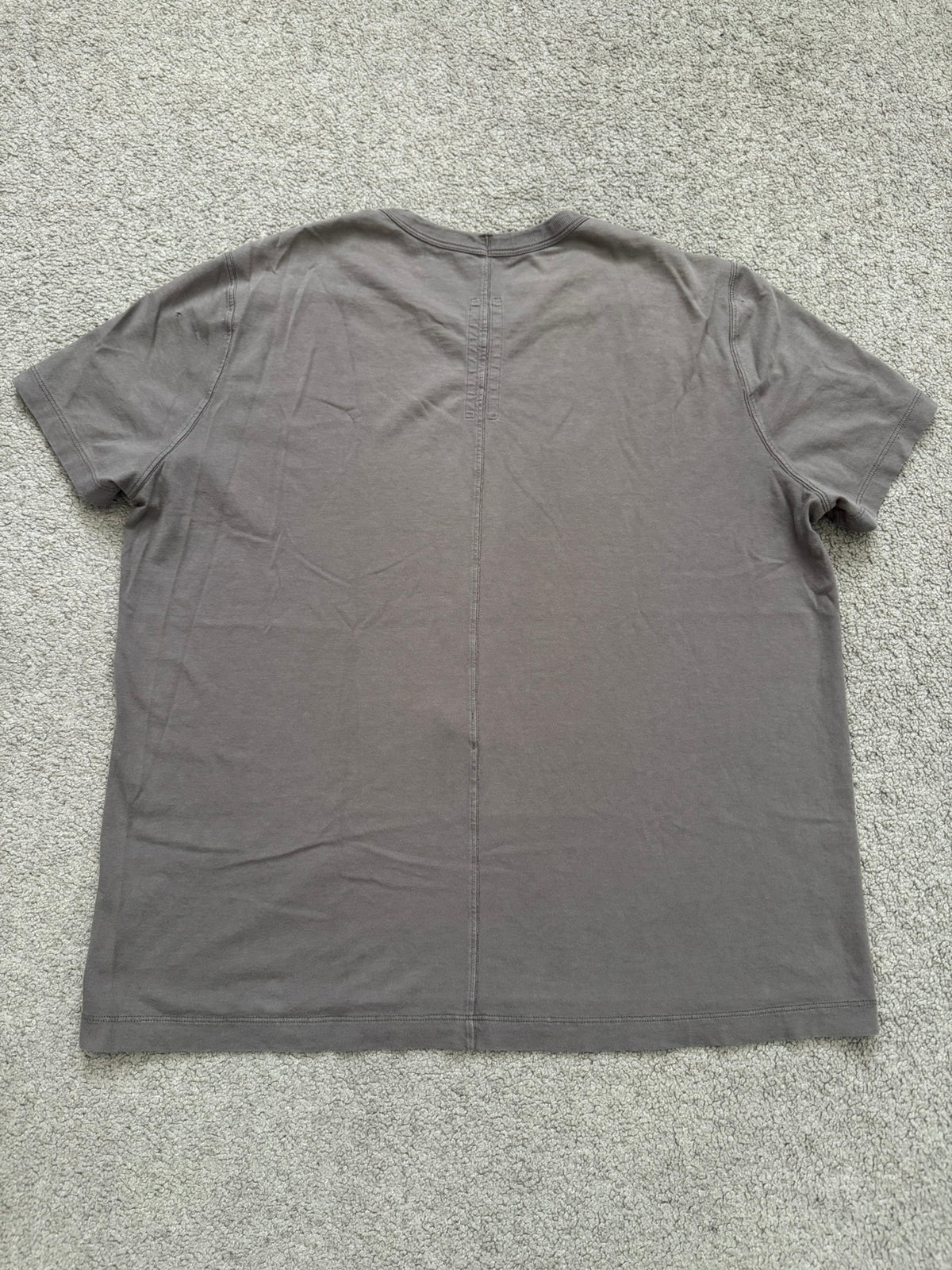 SS24 Rick Owens Mainline "Lido" Dust Cropped Level T Shirt