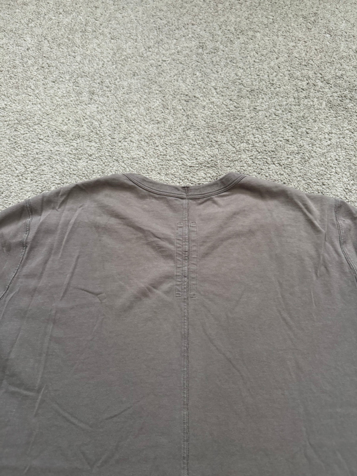 SS24 Rick Owens Mainline "Lido" Dust Cropped Level T Shirt