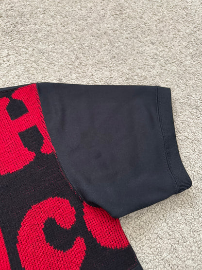 AW05 Comme Des Garcons Homme "CDGH Service" Knit Polo Shirt