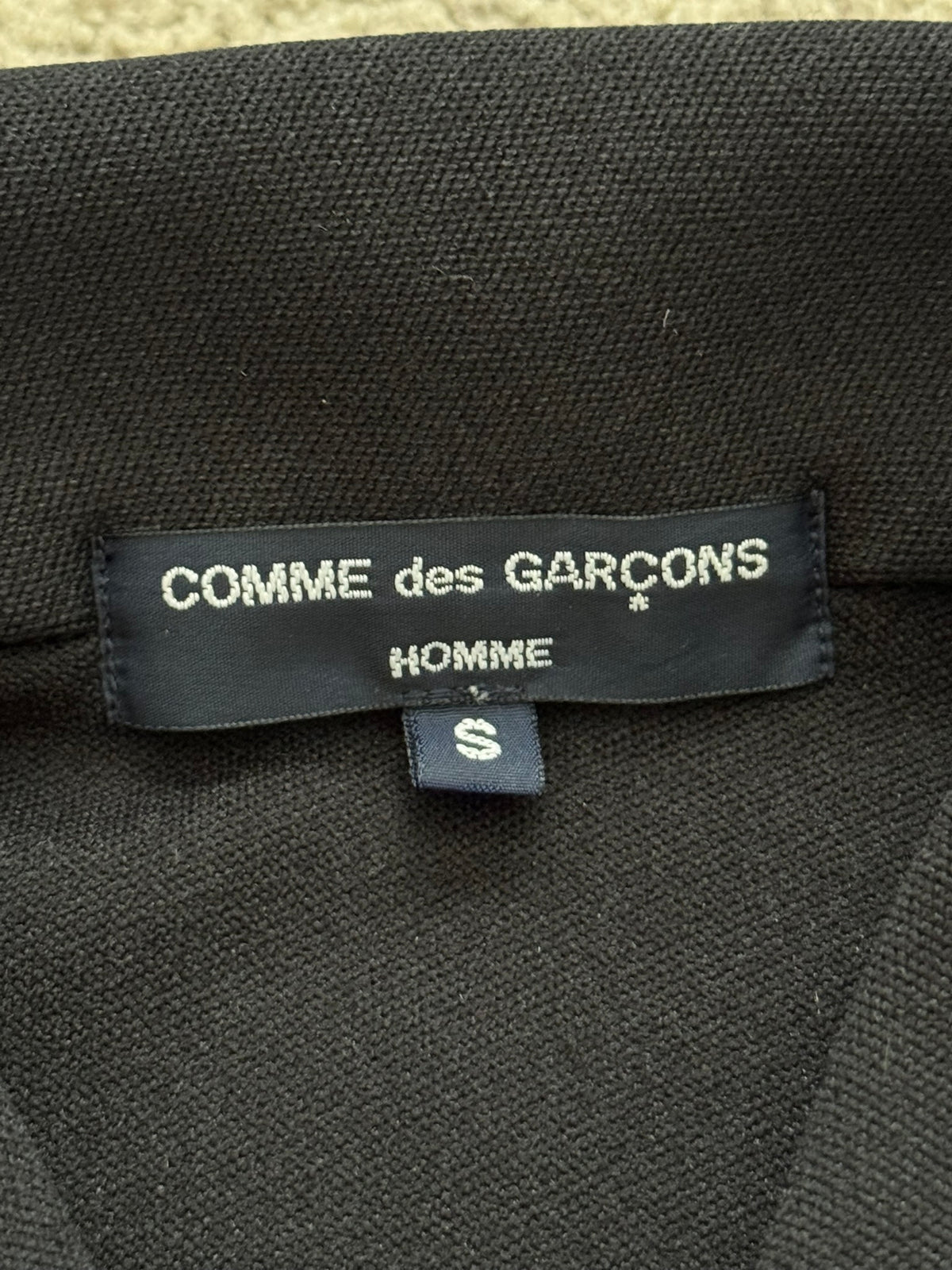 AW05 Comme Des Garcons Homme "CDGH Service" Knit Polo Shirt