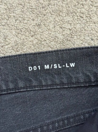 FW15 Saint Laurent by Hedi Slimane Black Washed D01 Denim Jeans