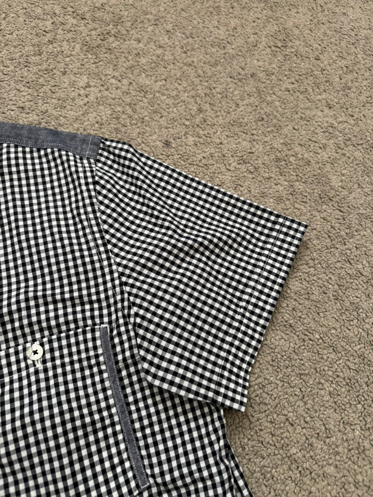 SS11 Junya Watanabe MAN Checkered Pocket Short Sleeve Shirt