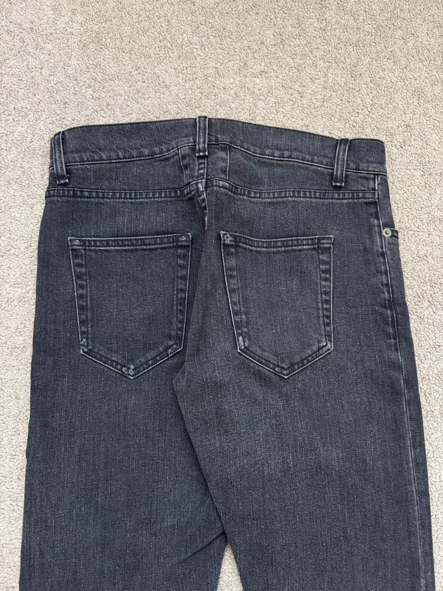 FW15 Saint Laurent by Hedi Slimane Black Washed D01 Denim Jeans