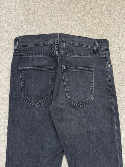 FW15 Saint Laurent by Hedi Slimane Black Washed D01 Denim Jeans