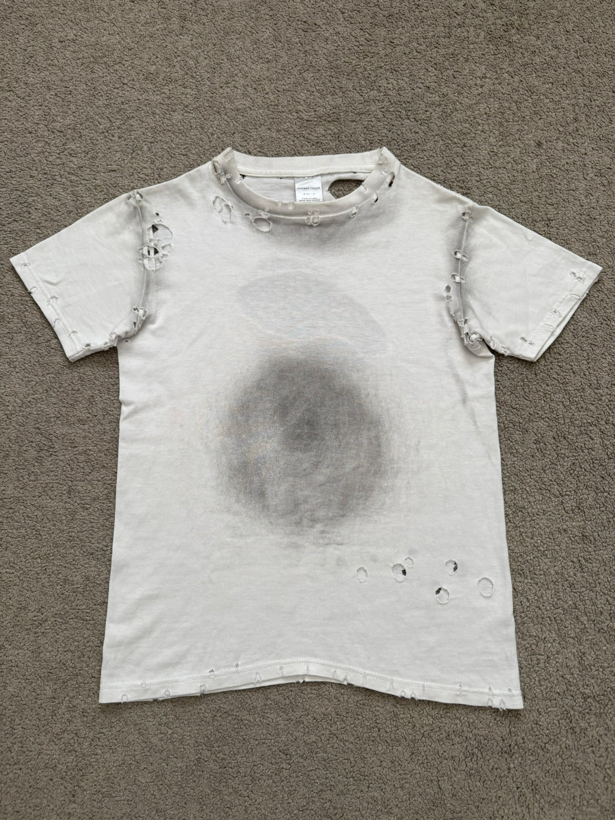 SS02 Number (N)ine "Modern Age" Destroyed Distressed T Shirt